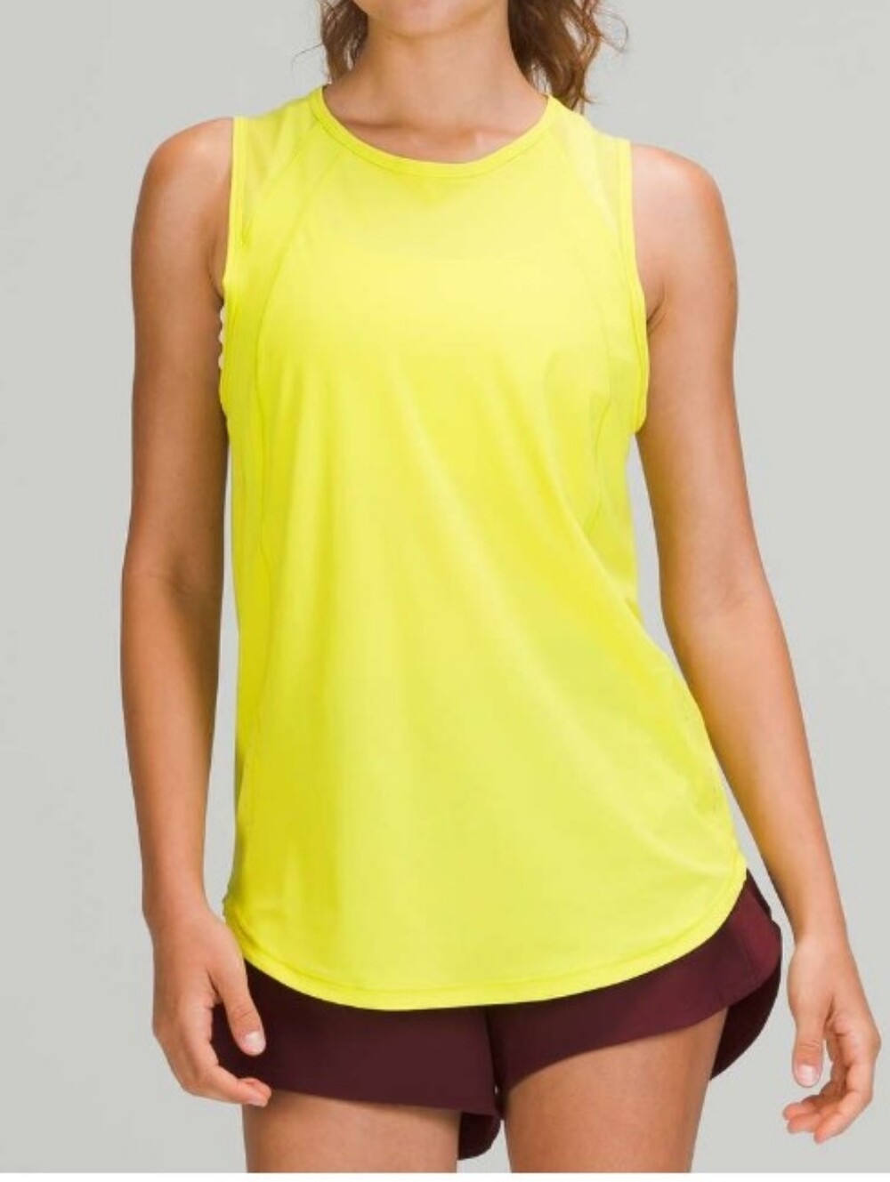 Lululemon Sculpt Tank In Yellow Serpentine